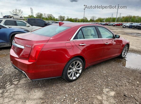 1G6AX5SXXJ0143307 2018 CADILLAC CTS Красный Задняя правая четверть