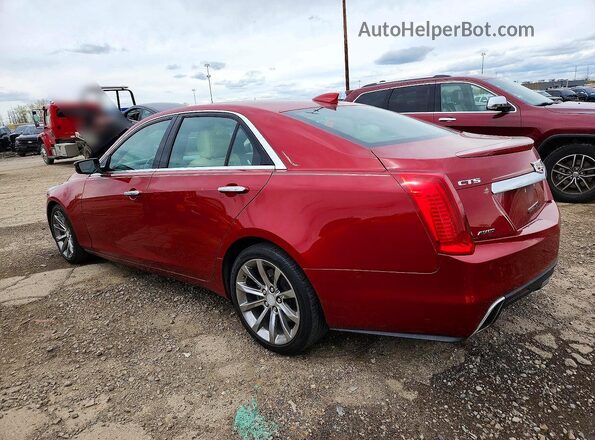 1G6AX5SXXJ0143307 2018 CADILLAC CTS Красный Задняя левая четверть