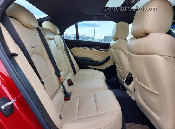 1G6AX5SXXJ0143307 2018 CADILLAC CTS Красный Вид задних сидений