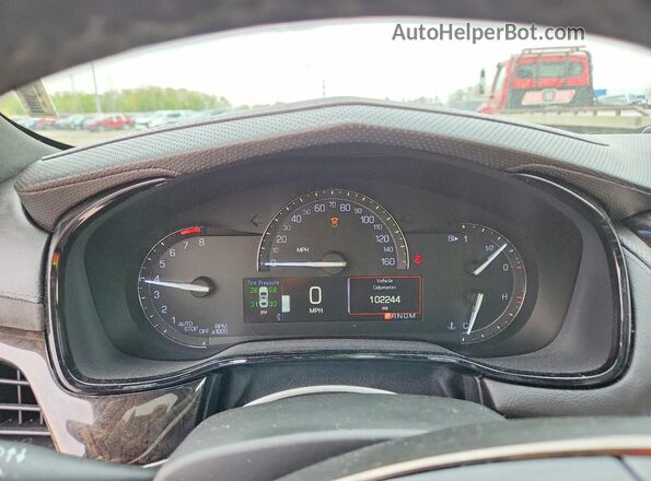 1G6AX5SXXJ0143307 2018 CADILLAC CTS Красный Вид щитка приборов