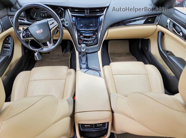 1G6AX5SXXJ0143307 2018 CADILLAC CTS Красный Вид панели приборов