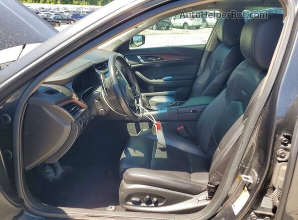 1G6AX5SXXJ0186285 2018 CADILLAC CTS Серый Вид салона спереди