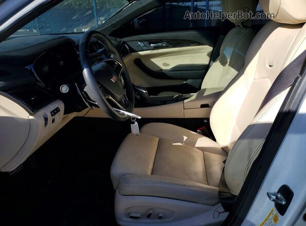 1G6AY5SS0H0196321 2017 CADILLAC CTS White Vista interior delantera