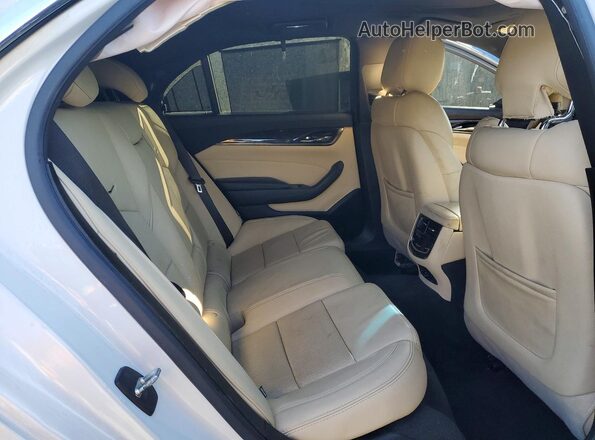 1G6AY5SS0H0196321 2017 CADILLAC CTS White Vista de los asientos traseros