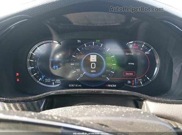 1G6AY5SS1H0157334 2017 CADILLAC CTS Red Widok tylnych siedzeń