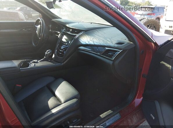 1G6AY5SS1H0157334 2017 CADILLAC CTS Red Widok wnętrza z przodu