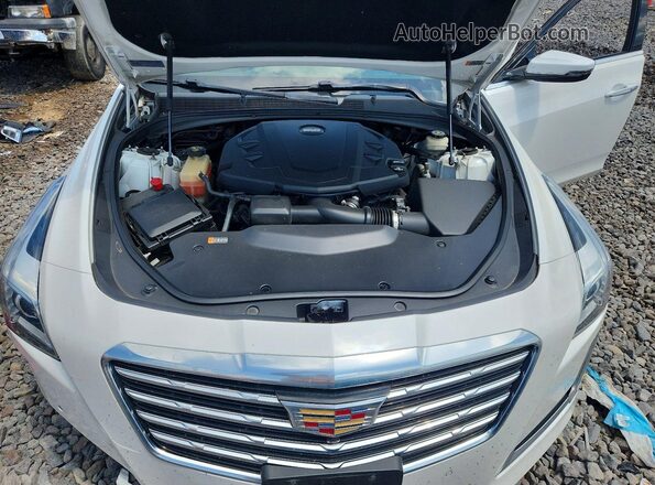 1G6AY5SS4H0179327 2017 CADILLAC CTS Белый Вид задней части салона