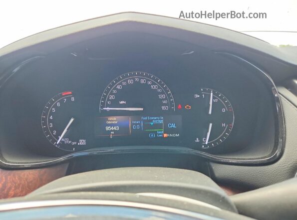1G6AY5SS4H0179327 2017 CADILLAC CTS Белый Вид щитка приборов