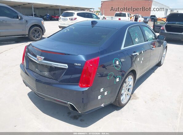 1G6AY5SS7J0136283 2018 CADILLAC CTS Серый Задняя правая четверть