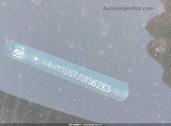 1G6AY5SS7J0136283 2018 CADILLAC CTS Серый 