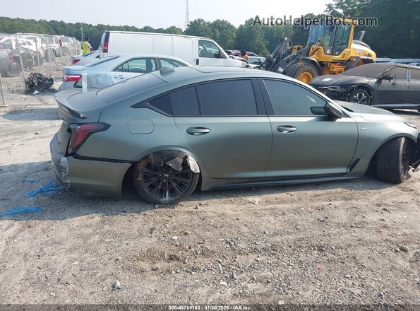 1G6D35R64N0810156 2022 CADILLAC CT5 Green Սալոնի հետևի տեսք