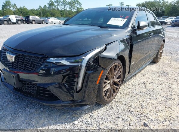 1G6D75RP3N0410330 2022 CADILLAC CT4 Black Դիմացի տեսք