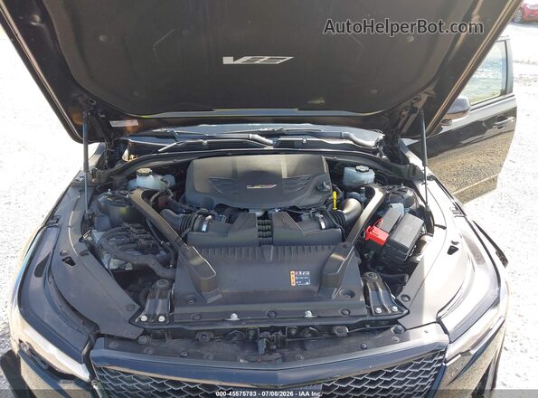 1G6D75RP3N0410330 2022 CADILLAC CT4 Black Հետևի տեսք