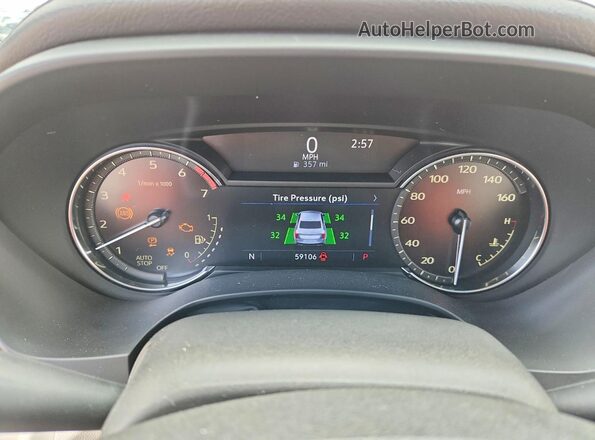 1G6DA5RK3L0151552 2020 CADILLAC CT4 Burgundy Widok zestawu wskaźników