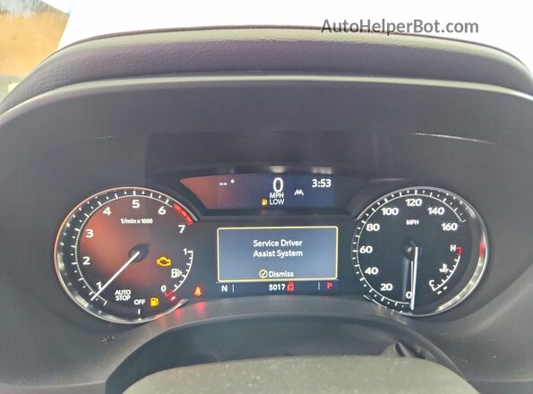1G6DA5RK7T0110745 2026 CADILLAC CT4 Белый Вид щитка приборов