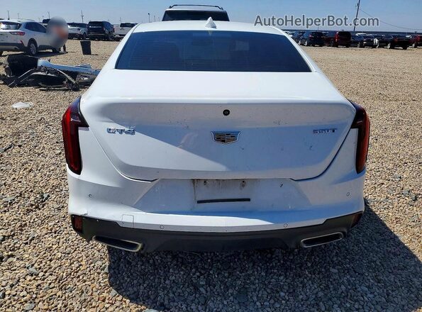 1G6DB5RK5M0130409 2021 CADILLAC CT4 Белый Вид сзади