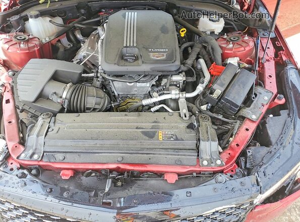 1G6DB5RK9R0124751 2024 CADILLAC CT4 Red Widok wnętrza z tyłu