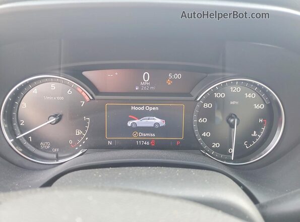 1G6DB5RK9R0124751 2024 CADILLAC CT4 Red Widok zestawu wskaźników