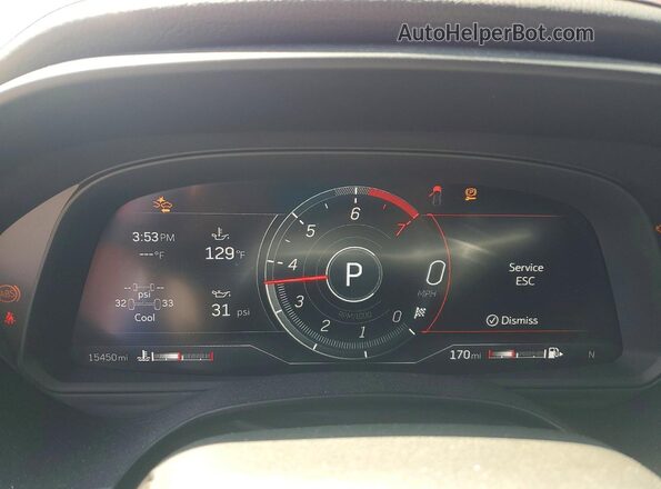 1G6DC5RK1N0121074 2022 CADILLAC CT4 Red Սարքավորումների վահանակի տեսք