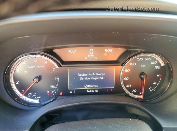 1G6DD5RL2P0137504 2023 CADILLAC CT4 Black ხელსაწყოთა პანელის ხედი
