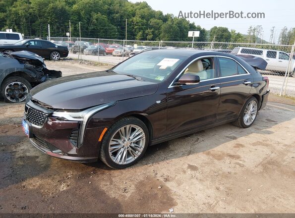 1G6DF5RK1L0140826 2020 CADILLAC CT4 Burgundy Przód lewy