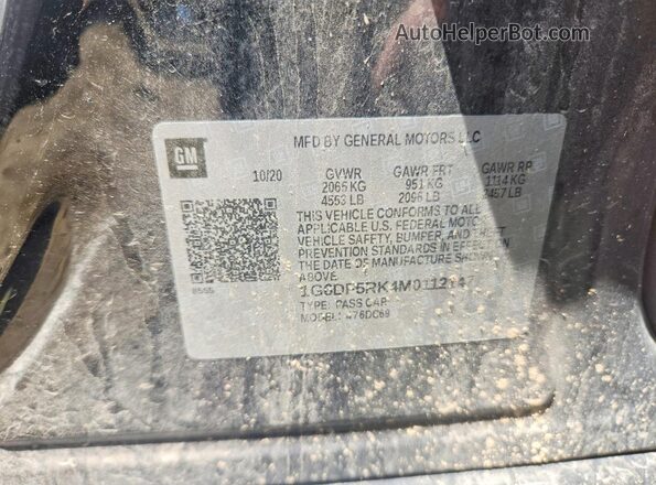1G6DF5RK4M0112147 2021 CADILLAC CT4 Black Vista del compartimento del motor