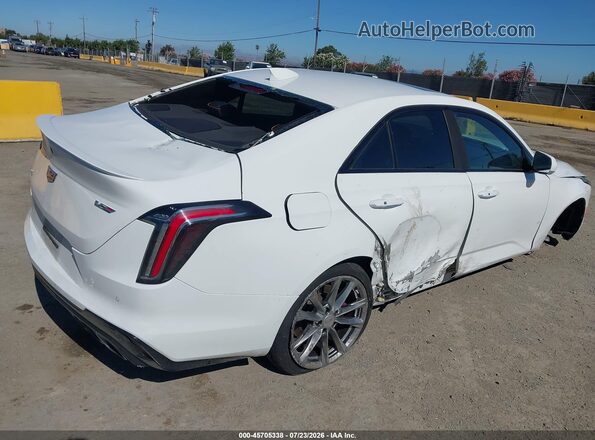 1G6DH5RL7M0135196 2021 CADILLAC CT4 Белый Задняя правая четверть