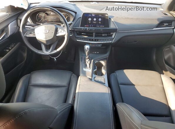 1G6DJ5RKXS0115341 2025 CADILLAC CT4 White Առջևի վահանակի տեսք