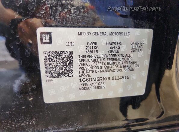 1G6DM5RK0L0114515 2020 CADILLAC CT5 Black Շարժիչի բաժամունքի տեսք
