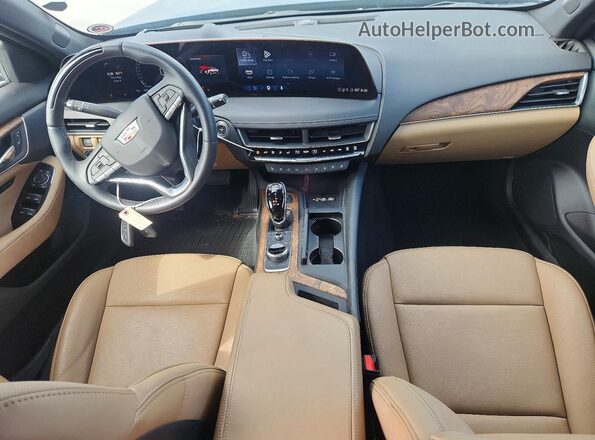 1G6DN5RK3S0106775 2025 CADILLAC CT5 Blue Вид панелі приладів