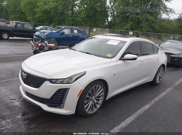 1G6DN5RK5M0147668 2021 CADILLAC CT5 White Передня ліва чверть