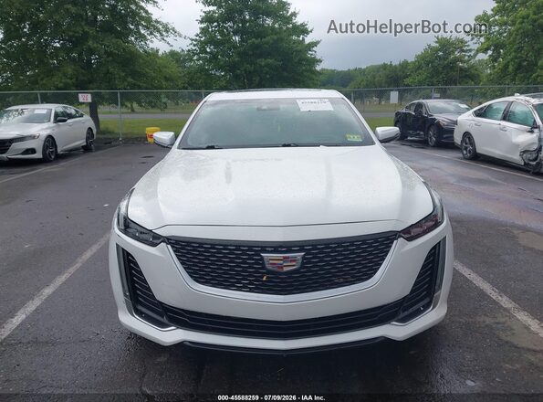 1G6DN5RK5M0147668 2021 CADILLAC CT5 White Вид щитка приладів