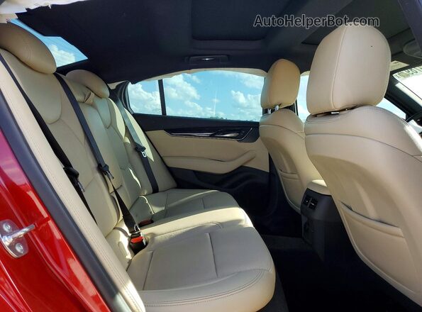 1G6DN5RK6S0104129 2025 CADILLAC CT5 Red Widok tylnych siedzeń