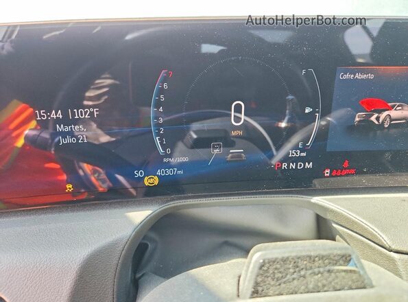 1G6DN5RK6S0109248 2025 CADILLAC CT5 Silver Widok zestawu wskaźników
