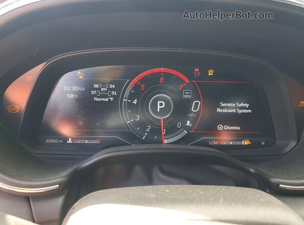 1G6DN5RW5R0100831 2024 CADILLAC CT5 Black Instrument cluster view