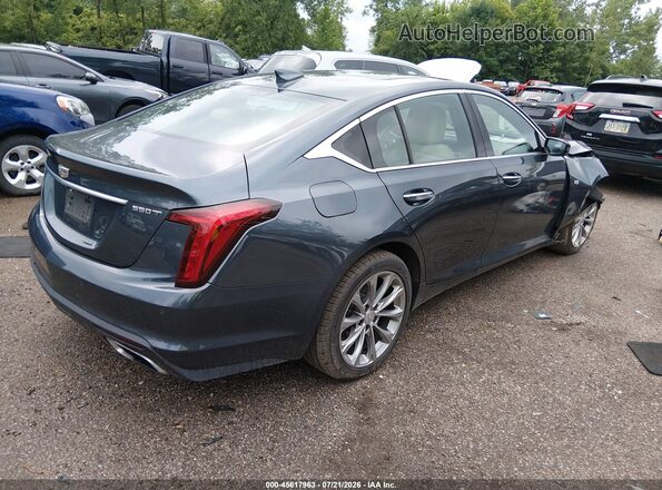 1G6DN5RW9M0106379 2021 CADILLAC CT5 Blue უკანა მარჯვენა