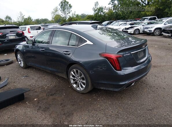 1G6DN5RW9M0106379 2021 CADILLAC CT5 Blue უკანა მარცხენა