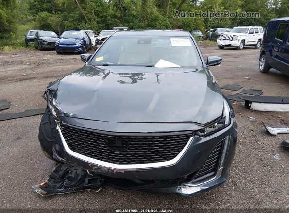 1G6DN5RW9M0106379 2021 CADILLAC CT5 Blue ხელსაწყოთა პანელის ხედი