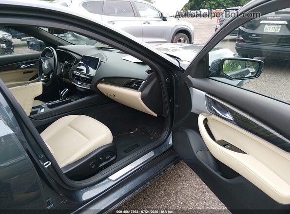 1G6DN5RW9M0106379 2021 CADILLAC CT5 Blue წინა სალონის ხედი