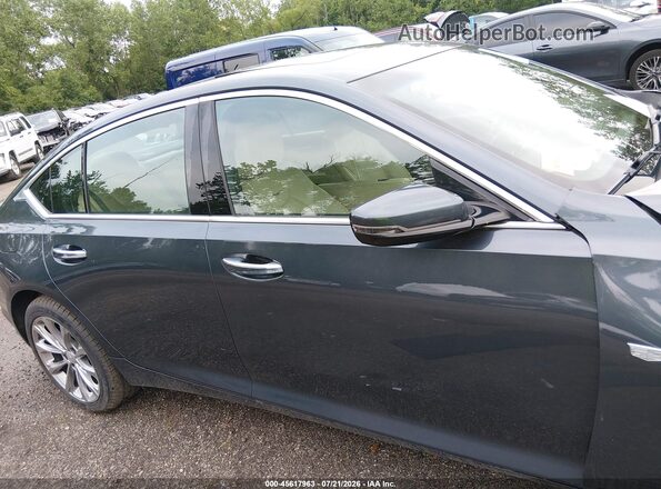 1G6DN5RW9M0106379 2021 CADILLAC CT5 Blue უკანა სალონის ხედი