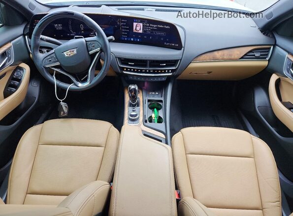 1G6DN5RW9S0106542 2025 CADILLAC CT5 White Вид панелі приладів