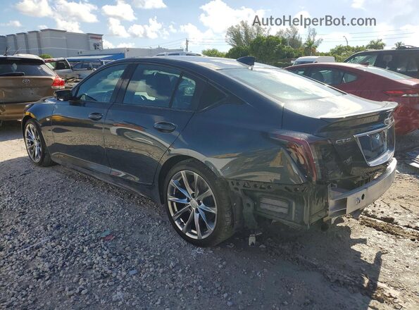 1G6DP5RK3M0120284 2021 CADILLAC CT5 Gray Trasero izquierdo