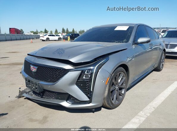 1G6DP5RK6S0102133 2025 CADILLAC CT5 Gray Передня ліва чверть