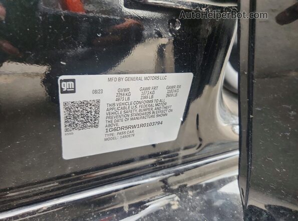 1G6DR5RW1R0103794 2024 CADILLAC CT5 Black Widok komory silnika