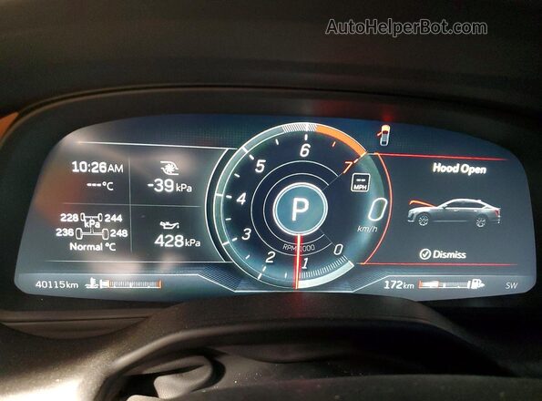 1G6DS5RW0P0153782 2023 CADILLAC CT5 Черный Вид щитка приборов