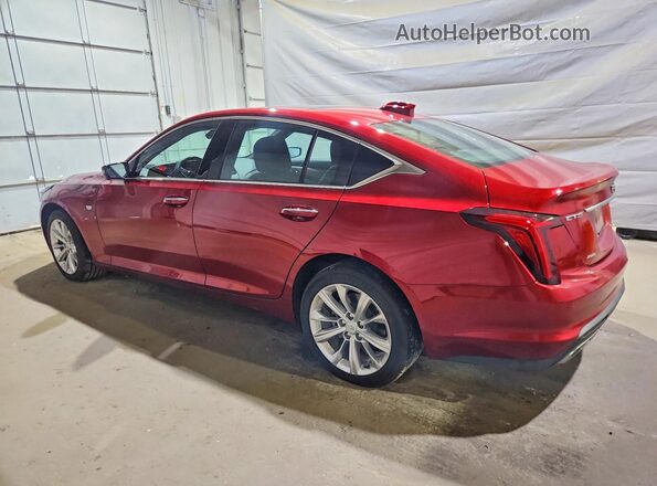 1G6DS5RW2S0115415 2025 CADILLAC CT5 Red Trasero izquierdo
