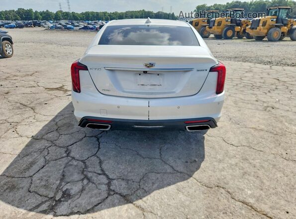 1G6DT5RK5L0129207 2020 CADILLAC CT5 White Widok z tyłu