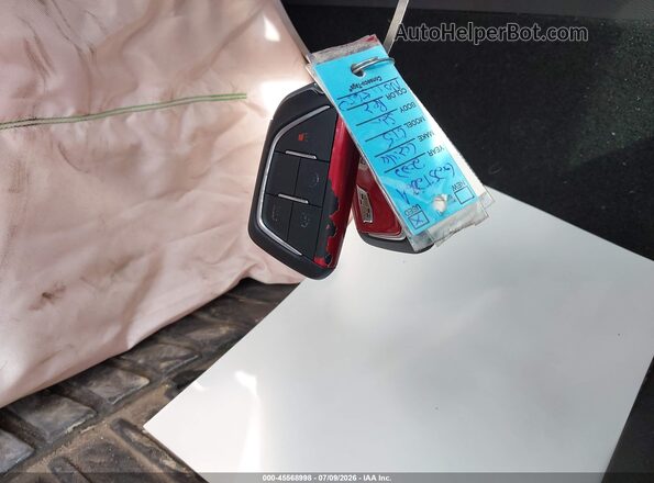 1G6DU5RK7N0115650 2022 CADILLAC CT5 Red Vista del salpicadero