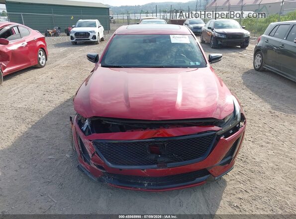 1G6DU5RK7N0115650 2022 CADILLAC CT5 Red Vista del cuadro de instrumentos