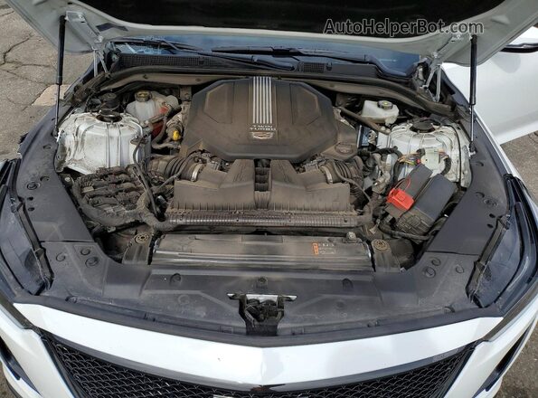 1G6DV5RW0R0116502 2024 CADILLAC CT5 White Widok wnętrza z tyłu
